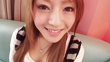 Sweet Japanese babe gets fucked POV style